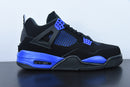 Nike Air Jordan 4 - Black /Military Blue