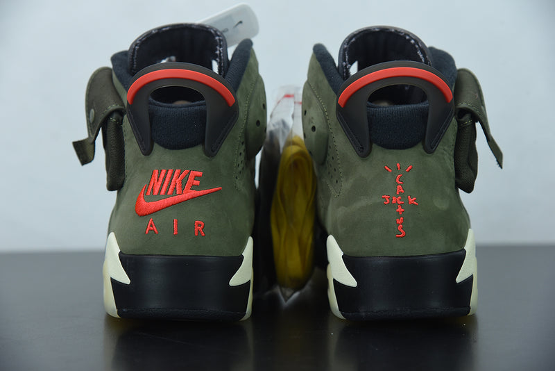 Nike Air Jordan 6 - Travis Scott Medium Olive