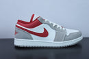 Nike Air Jordan 1 - Low Light Smoke Grey Gym Red