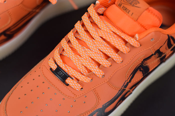 Nike Air Force 1 Low Orange Skeleton Halloween (2020)