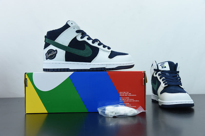 Nike Dunk High Sports Specialties White Navy