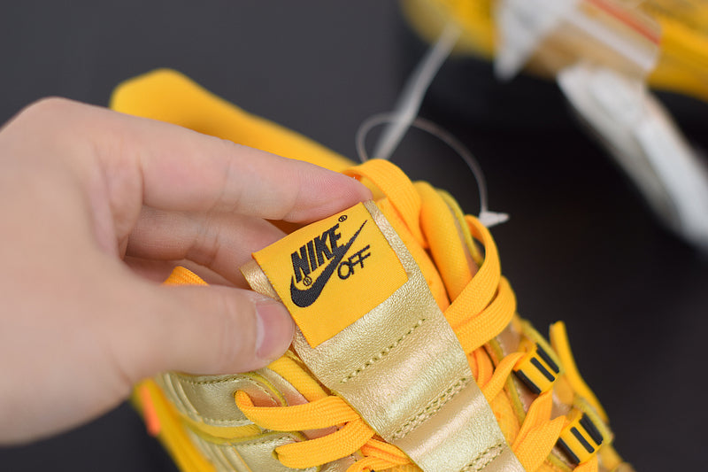 Nike Air Rubber Dunk Off-White University Gold