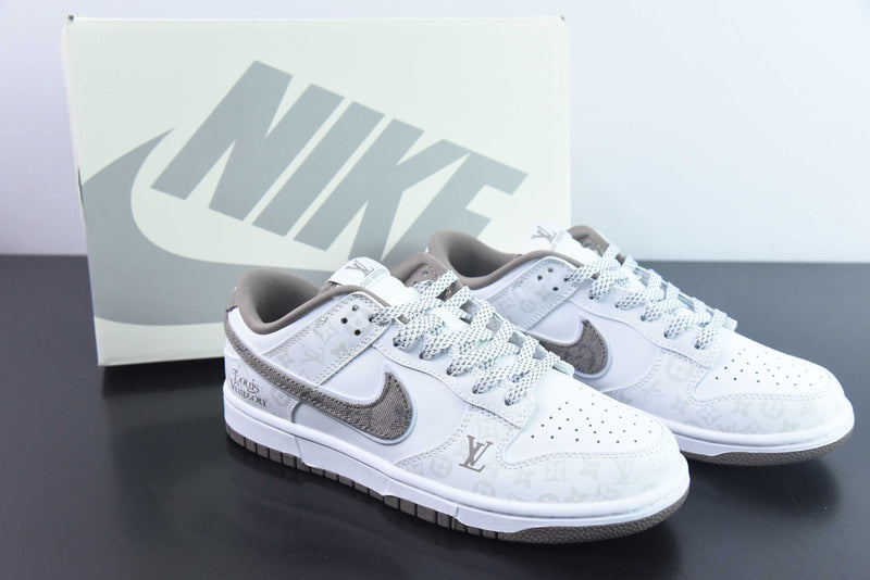 Nike Dunk Low x Louis Vuitton White Grey