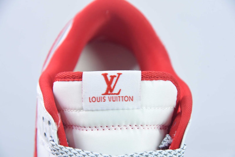 Nike Dunk Low x Louis Vuitton White Red