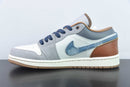 Nike Air Jordan 1 - Low Phantom Repaired Denim Swoosh