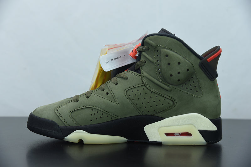 Nike Air Jordan 6 - Travis Scott Medium Olive