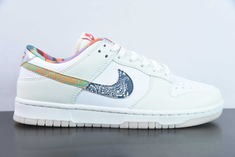 Nike Dunk Low 'White Multi-Color Paisley (GS)'