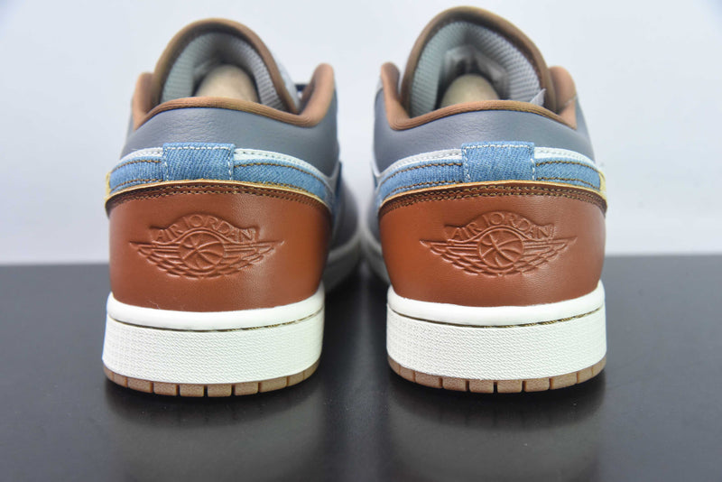 Nike Air Jordan 1 - Low Phantom Repaired Denim Swoosh