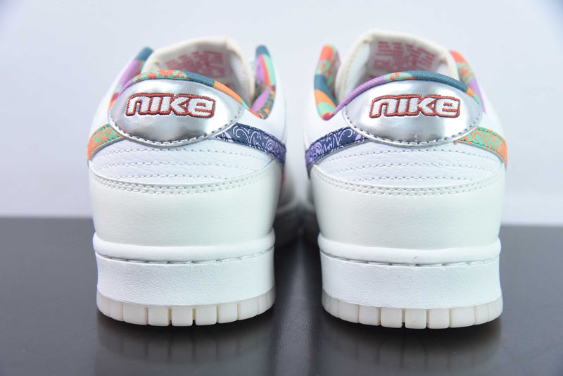 Nike Dunk Low 'White Multi-Color Paisley (GS)'