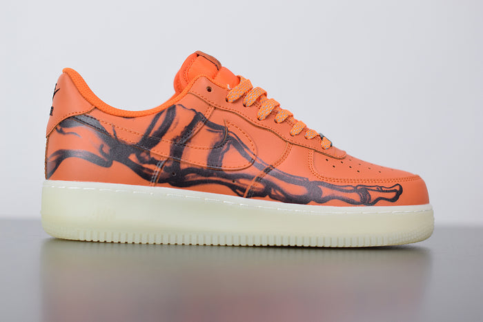 Nike Air Force 1 Low Orange Skeleton Halloween (2020)