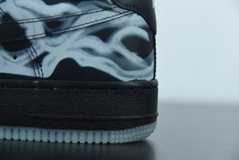 Nike Air Force 1 QS "Black Skeleton"