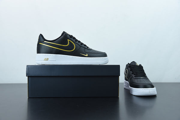 Nike Air Force 1 Low "Black Metalic Gold"