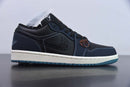 Nike Air Jordan 1 - Low Black Dark Obsidian