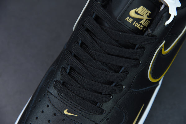 Nike Air Force 1 Low "Black Metalic Gold"