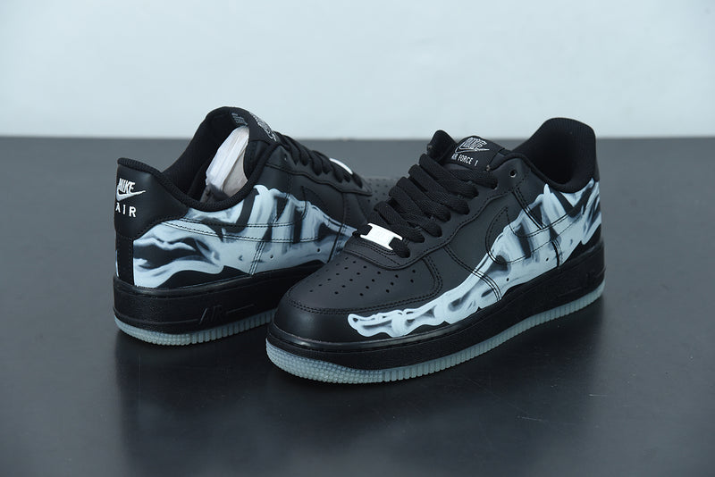Nike Air Force 1 QS "Black Skeleton"