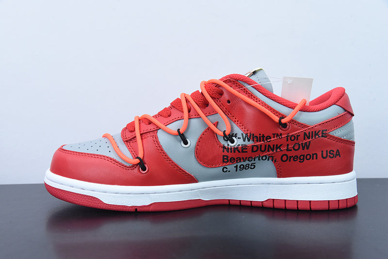 Nike Dunk Low Off-White "University Red"