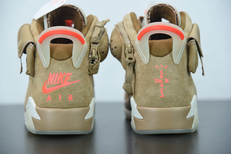 Nike Air Jordan 6 - Travis Scott British Khaki