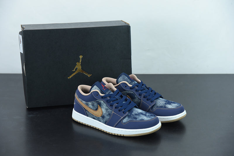 Nike Air Jordan 1 - Low Denim Midnight Navy