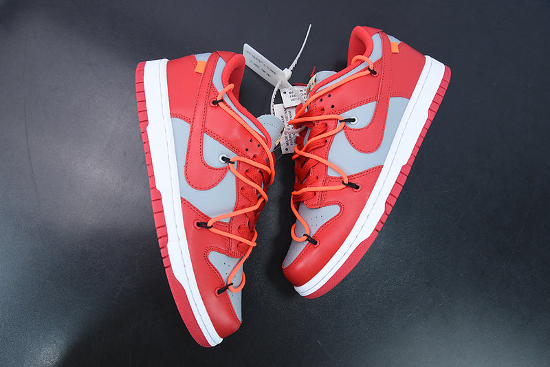 Nike Dunk Low Off-White "University Red"