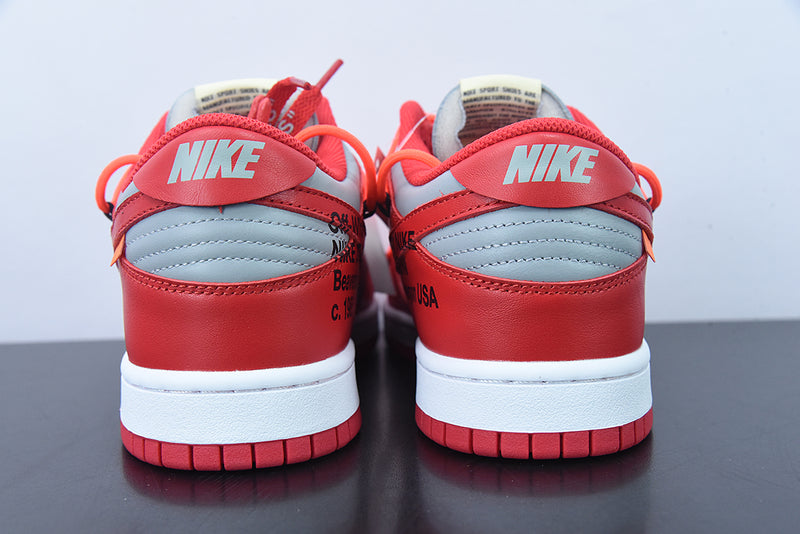 Nike Dunk Low Off-White "University Red"