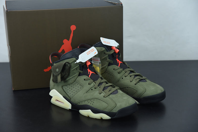 Nike Air Jordan 6 - Travis Scott Medium Olive