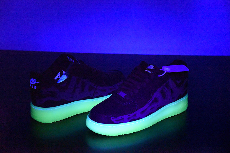 Nike Air Force 1 QS "Purple Skeleton"