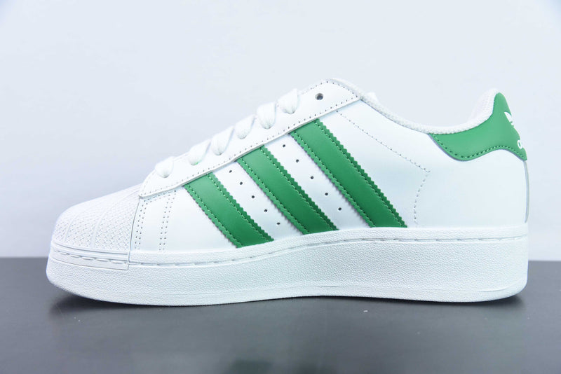 adidas - Superstar Trainer White/Green