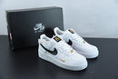 Nike Air Force 1 White Black Gold