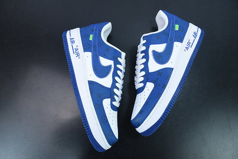 Louis Vuitton Nike Air Force 1 Low By Virgil Abloh White Royal