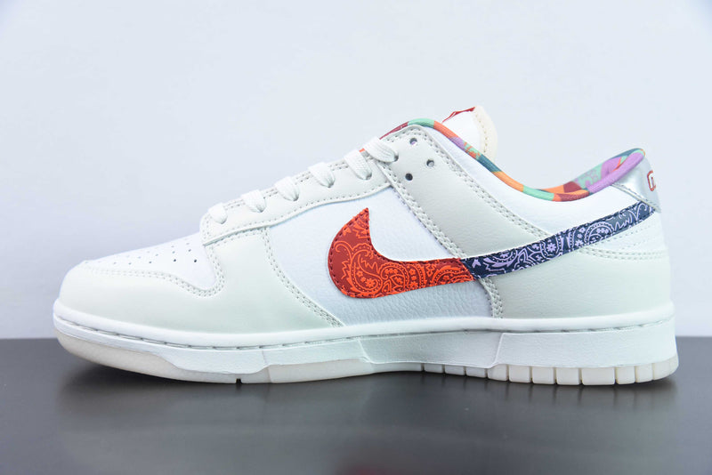 Nike Dunk Low 'White Multi-Color Paisley (GS)'