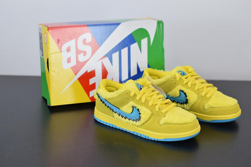 Nike SB Dunk Low Grateful Dead Bears Opti Yellow