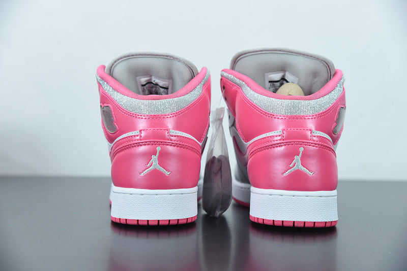 Nike Air Jordan 1 - Mid Platinum Pink
