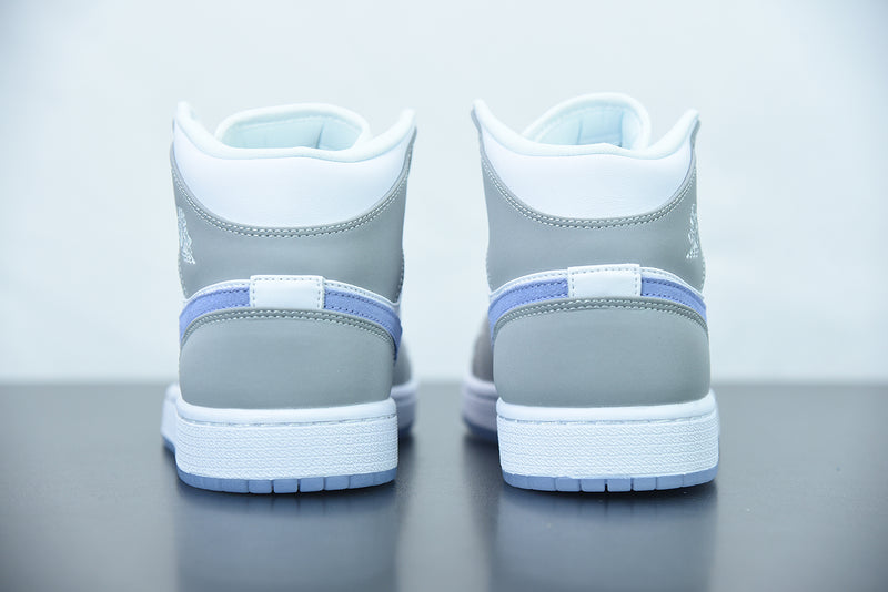 Nike Air Jordan 1 -Mid White Wolf Grey