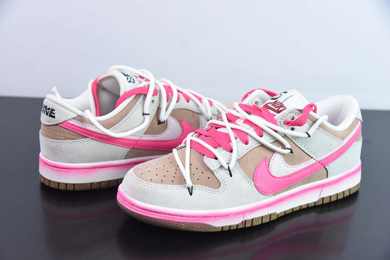 Nike SB Dunk Low Off White '85' Pink Brown Black