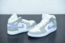 Nike Air Jordan 1 -Mid White Wolf Grey
