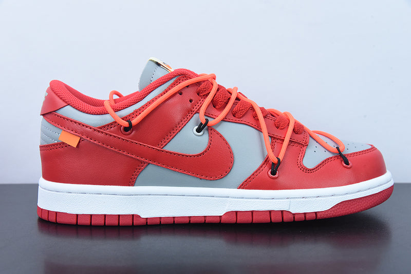 Nike Dunk Low Off-White "University Red"