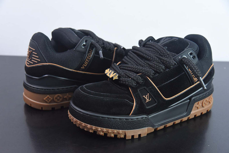 Louis Vuitton LV Trainer Maxi Sneaker Preto