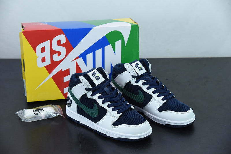 Nike Dunk High Sports Specialties White Navy