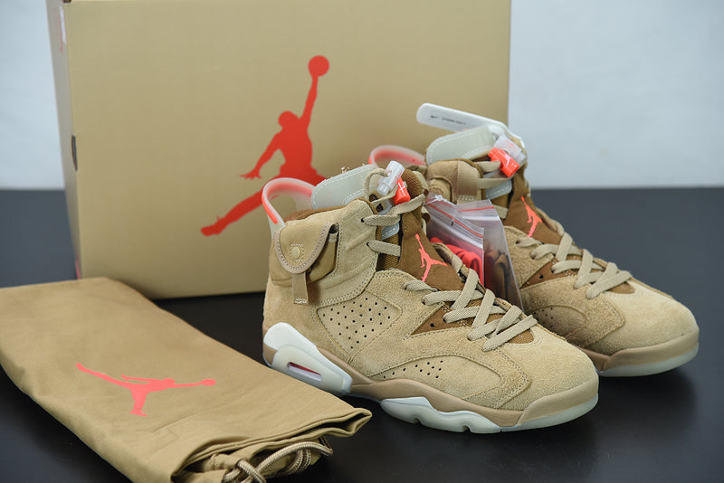 Nike Air Jordan 6 - Travis Scott British Khaki