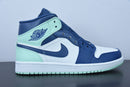 Nike Air Jordan 1 - Mid Blue Mint
