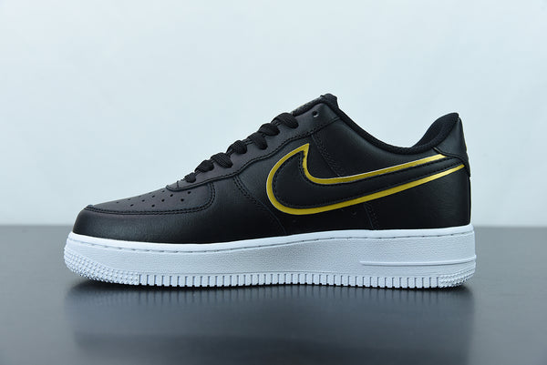 Nike Air Force 1 Low "Black Metalic Gold"