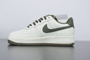 Nike Air Force 1 White Army Green