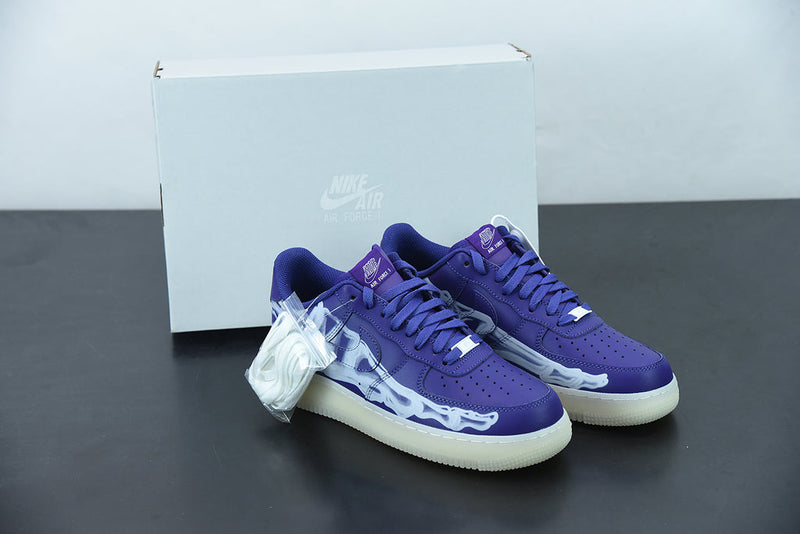 Nike Air Force 1 QS "Purple Skeleton"