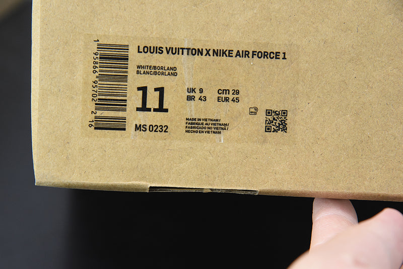 Louis Vuitton Nike Air Force 1 Low By Virgil Abloh White Royal