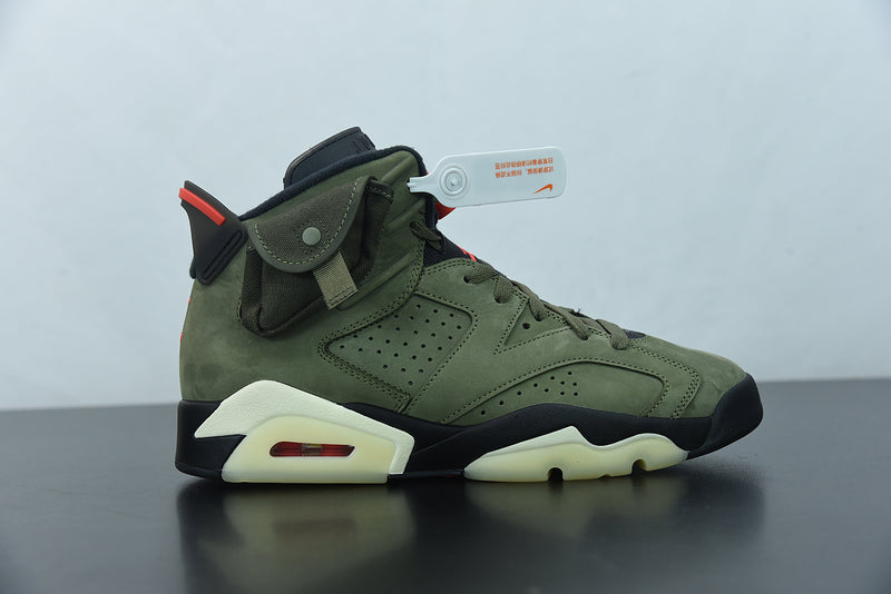 Nike Air Jordan 6 - Travis Scott Medium Olive