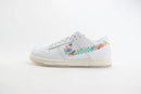 Nike Dunk Low SE Rainbow Lace Swoosh White