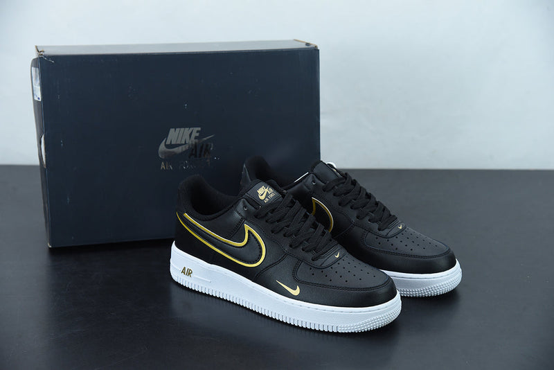 Nike Air Force 1 Low "Black Metalic Gold"