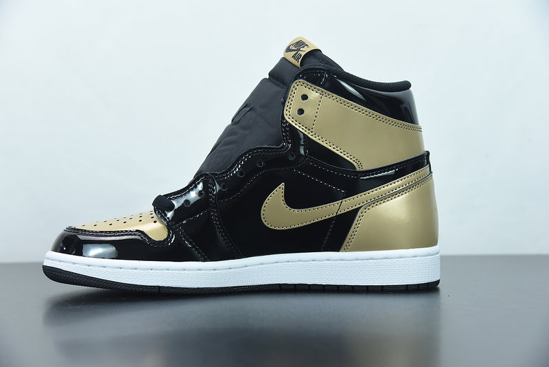 Nike Air Jordan 1 - Retro High NRG Patent Gold Toe