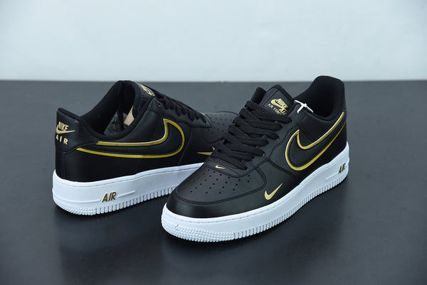 Nike Air Force 1 Low "Black Metalic Gold"