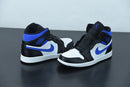 Nike Air Jordan 1 - Mid White Royal Blue